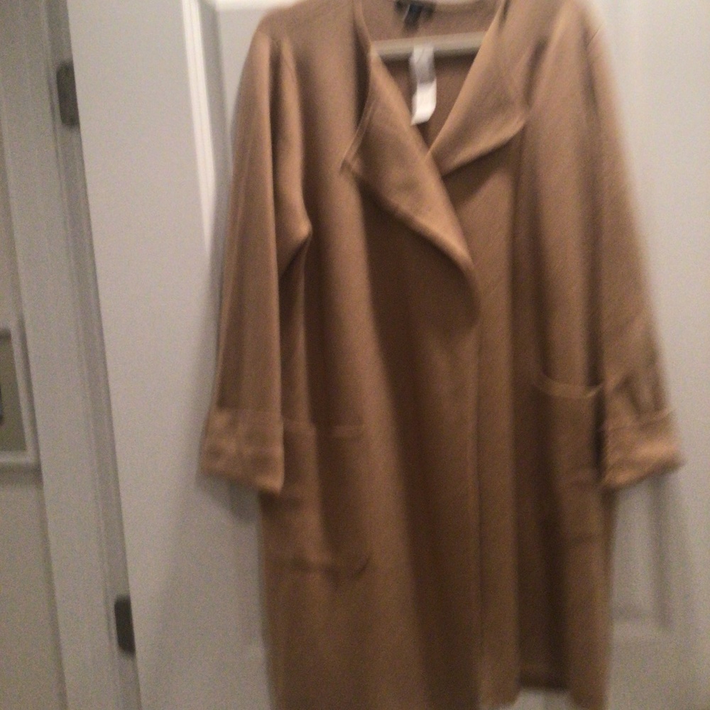 J Crew 3/4 Long Wrap Jacket